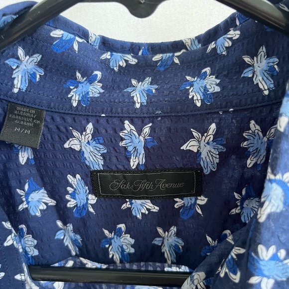 Men’s Sax Fifth Avenue collection button up shirt - Picture 3 of 5